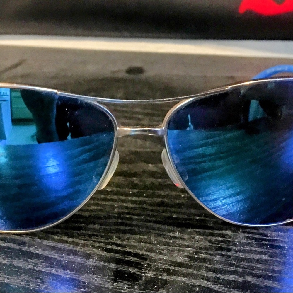 Smith sunglasses matte ruthenium blue aviator